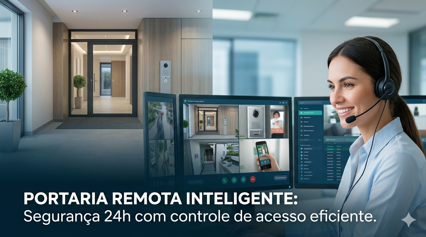 Sistemas de video monitoramento com cameras HD e deteccao inteligente de presenca.